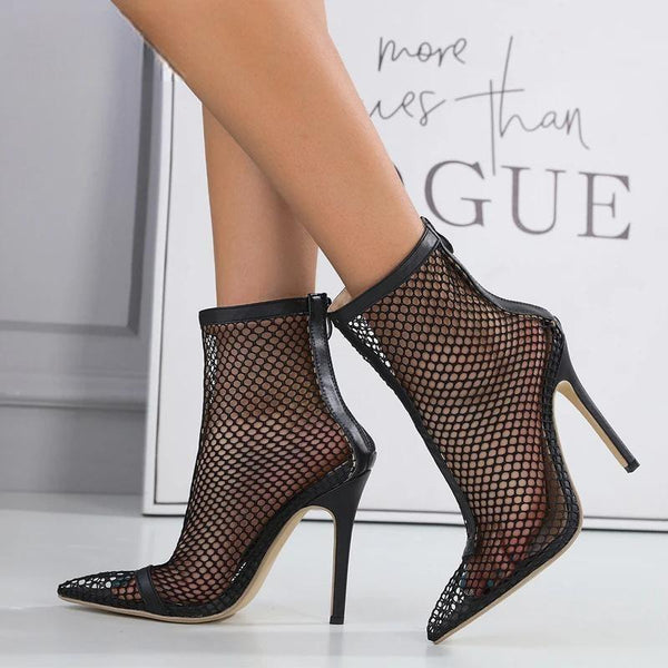 New Stiletto High Heels Ankle Boots Sandals Women