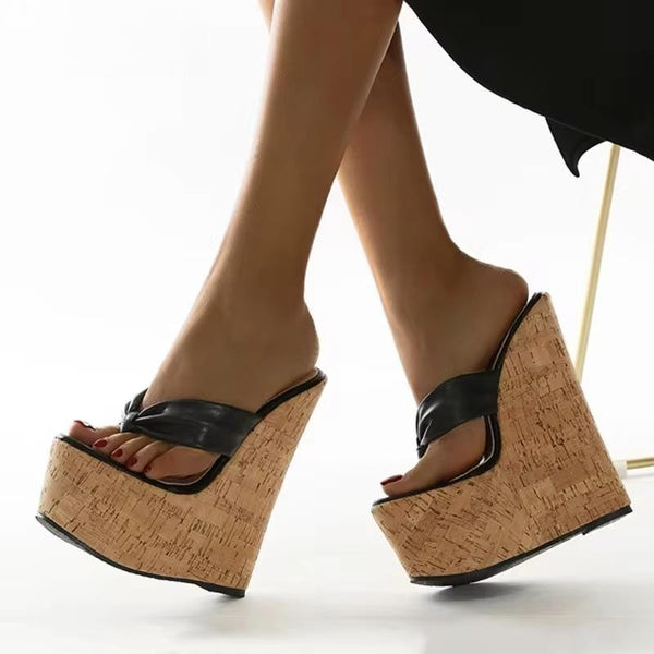 Sandalias de mujer con plataforma y tacón alto de 18 cm, nuevas y sexis