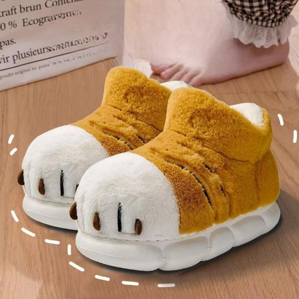 High Top Slip-on 3D Stereoscopic Pantuflas Kawaii Animals Cotton Shoes