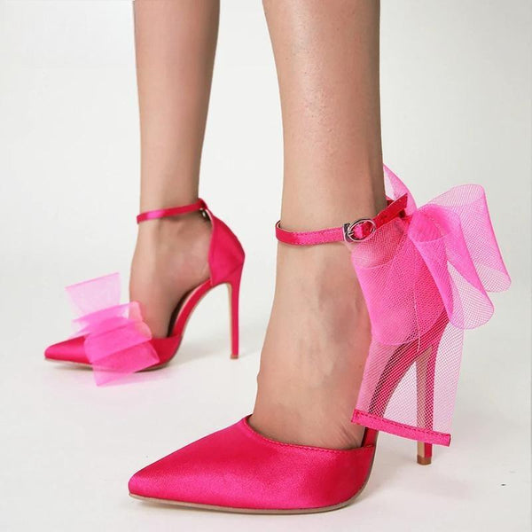Autumn Big Butterfly-knot Women Pumps Sandals