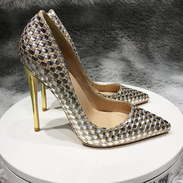 Women's narrow pointed heels women's shallow heels