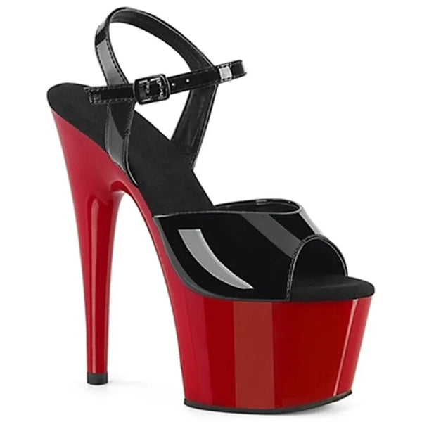 Princesas de la moda con tacones de 17 cm y exóticas sandalias sexys de 6 pulgadas.