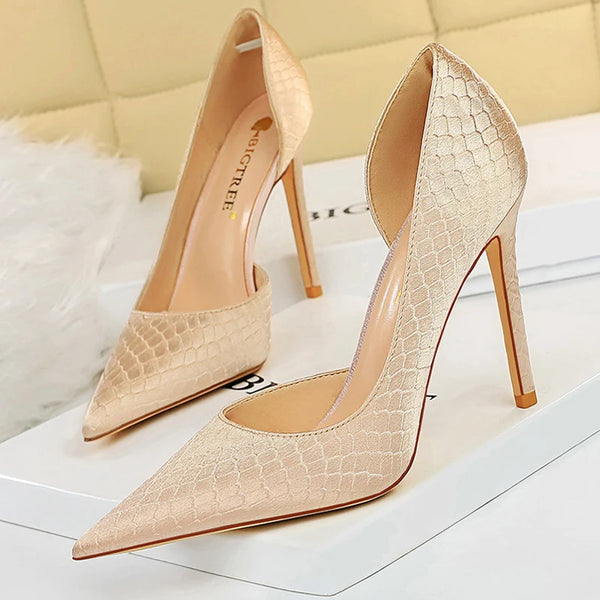 Designer New Women Pumps Pointed Toe High Heels Ladies Shoes Fashion Heels
