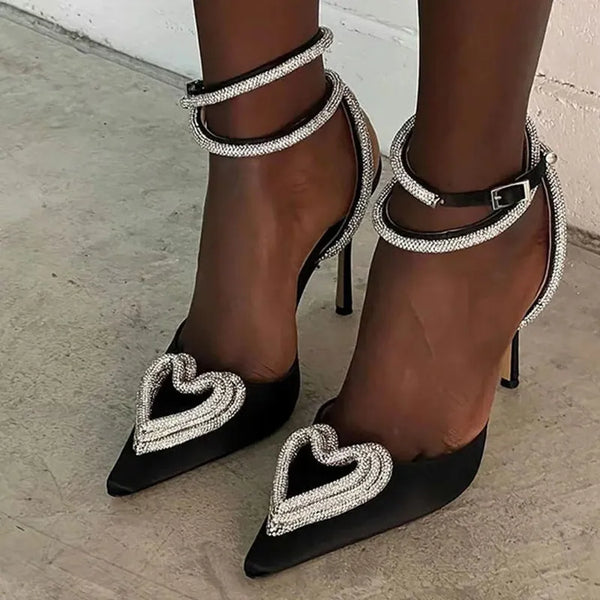 Runway Style Glitter Rhinestones Women Pumps