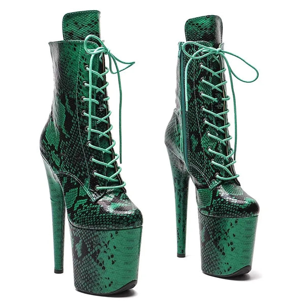 New 20CM/8Inches Fashion Women's Platform Party High Heels Modern Boots