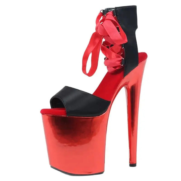 Sandalias de mujer con tacón de aguja de 20 cm