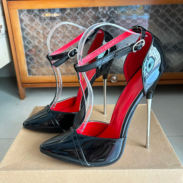 Hot 16cm Metal High Heels Stilettos Woman