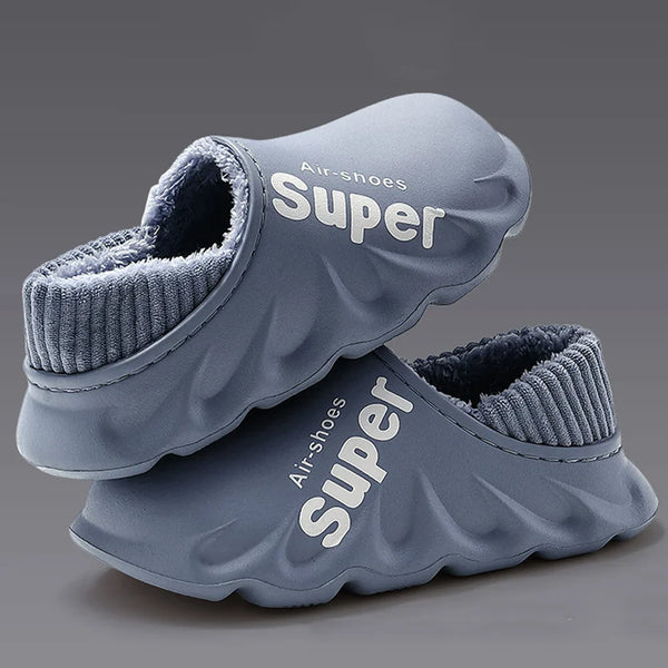 Winter Fluffy Men Shoes Fashion Plush Sport Slippers