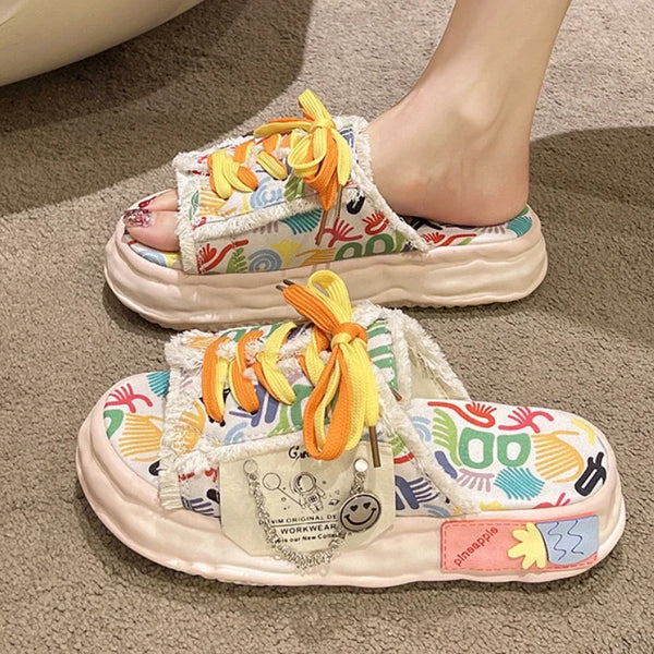 Slippers Thick Sole Shoes Sandals Women