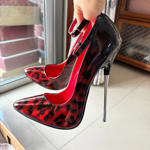 New Style 16cm Metal High Heels Stilettos Sexy Women Pumps