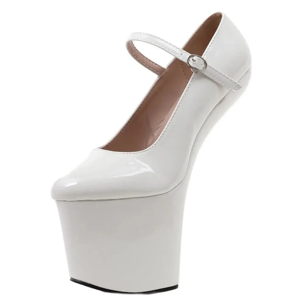 Nuevos zapatos de tacón alto de 20 cm con plataforma especial, sin tacón, elegantes y exóticos.