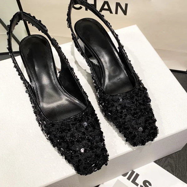 Luxury low heel sandals women Chunky Mary Jane Shoe Female elegant dress shoes