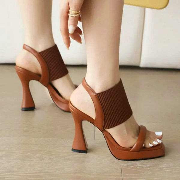 Women High Heel Shoes Platform Thin High Heel Ladies Sandals