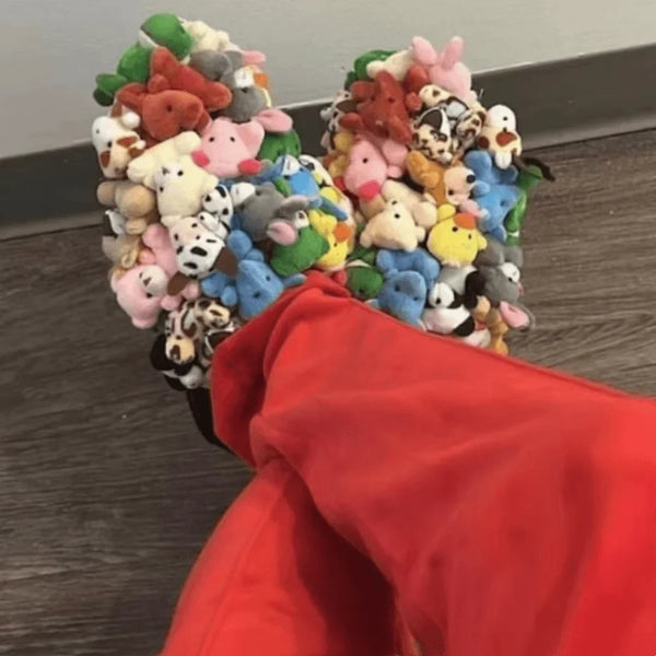 Pantuflas de oso de dibujos animados