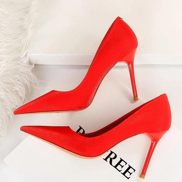 Fashion Office Shoes  Pumps Gradient Color Matching Shoes High Heels