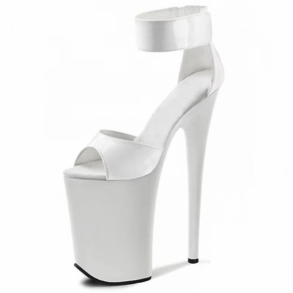 23 cm high heels summer women barefoot thin strap high heels