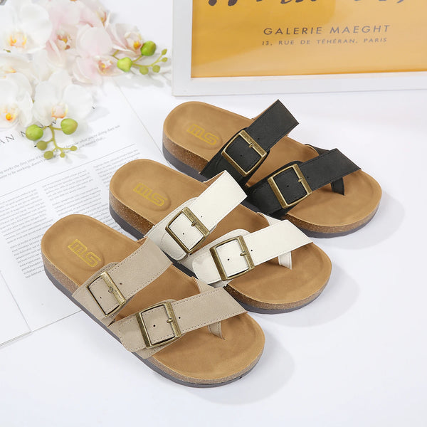 Sandals with thick soles soft Women's shoes flat shoes