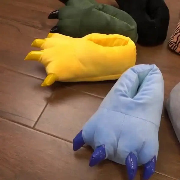 Zapatillas Kigurumi suaves y divertidas para el invierno.