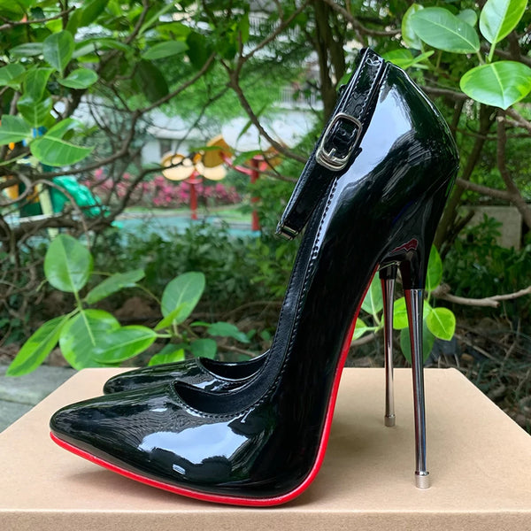 Hot 16cm Metal High Heels Stilettos Sexy Women Pumps