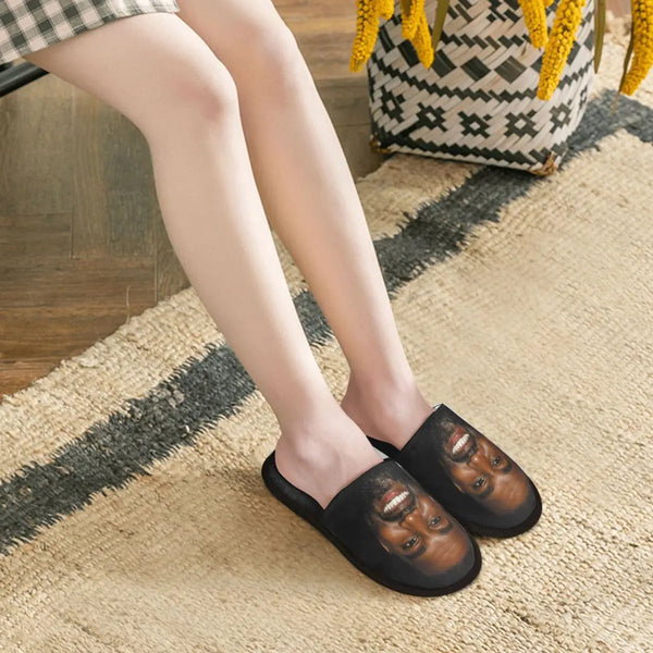 Print Women Funny Kanye West Meme House Slippers