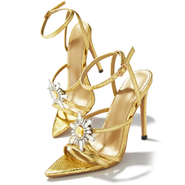 Summer Sexy Peep Toe Women Sandals Thin Heels