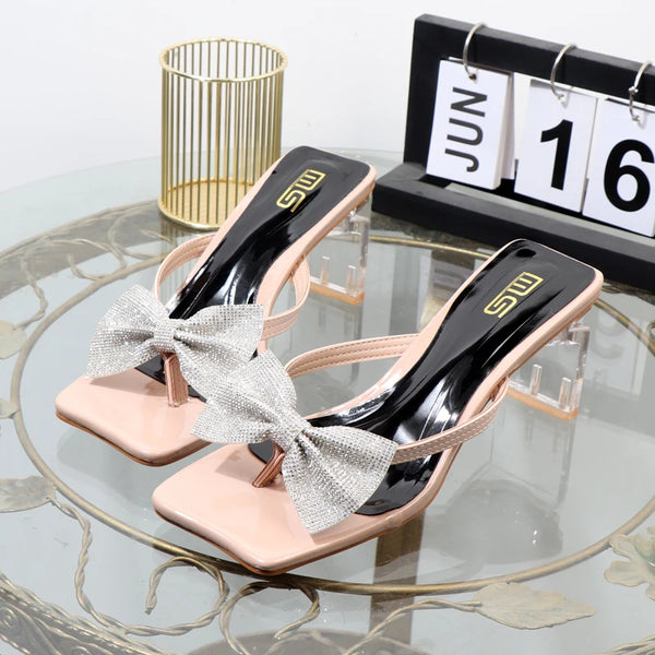 Sandalias de verano de talla grande con tacones altos para mujer
