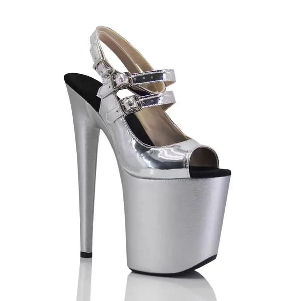 New Model Runway Shoes 20CM Slim Heel Matte Bottom