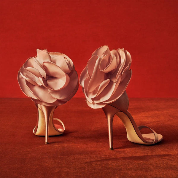 Fashion Flower High Heels
