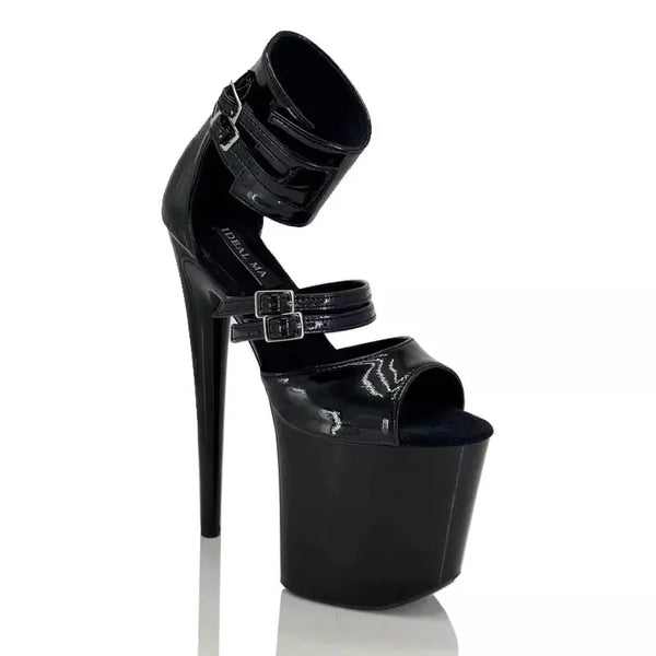 20CM sexy steel tube dance shoes fish mouth high-heeled sandals