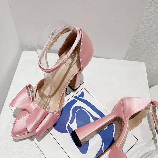 Spring Summer Rhinestone High Heels Women