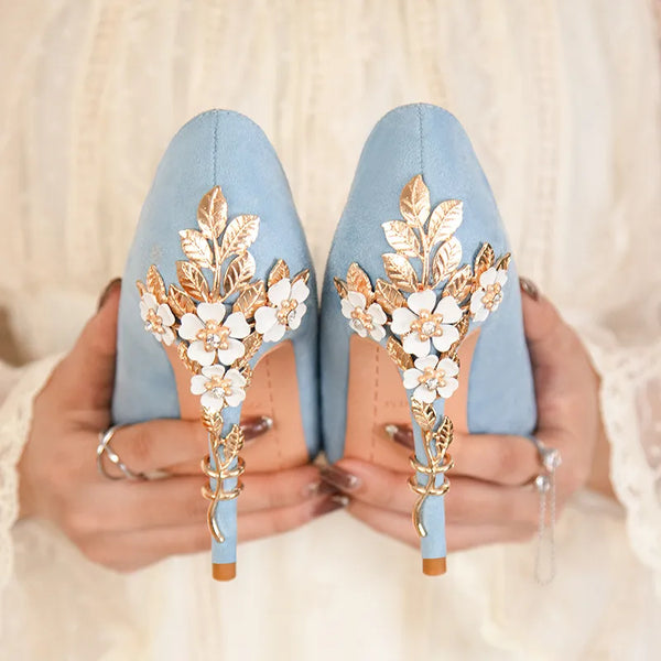 Fashion Light Luxury Pointed Toe High-heeled Stiletto Women's Shoes