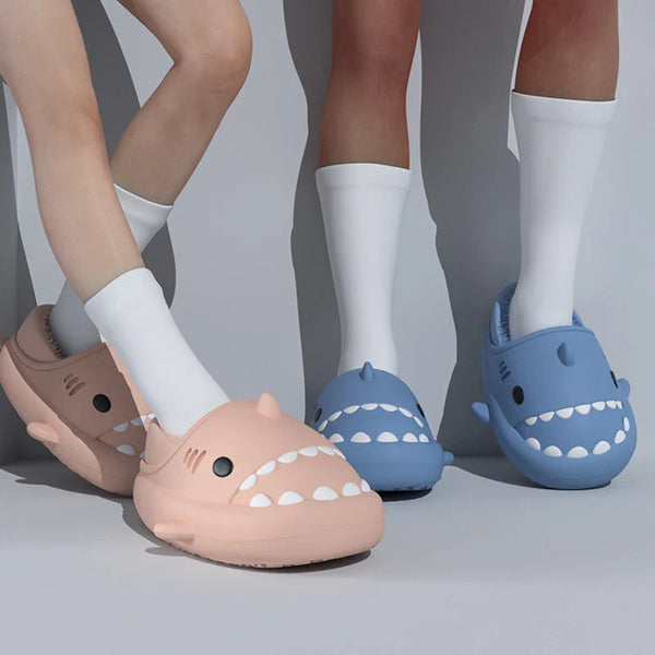 Fashion Fur Shark Slippers