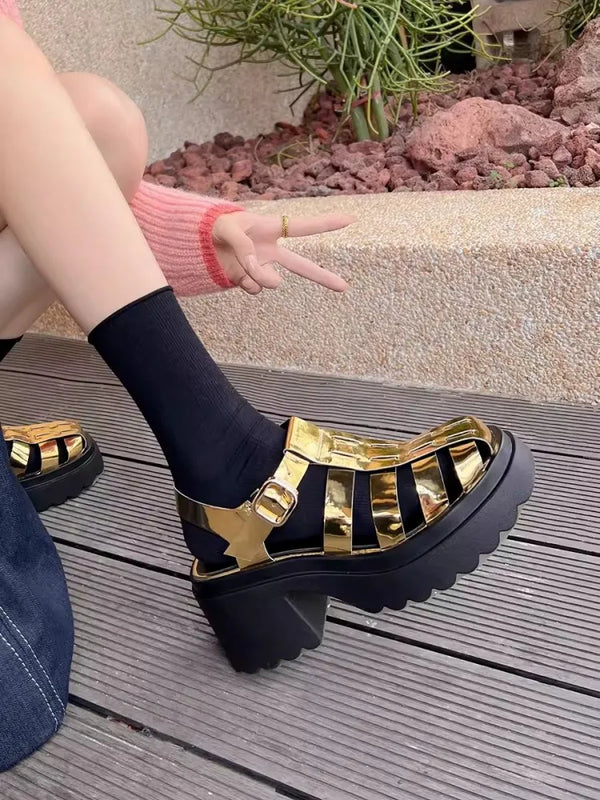 Women Summer High Heel Gladiator Sandal
